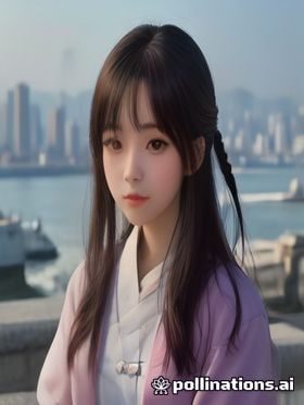 韩剧封面，首尔都市背景下男女主角相遇的唯美画面，清新色调